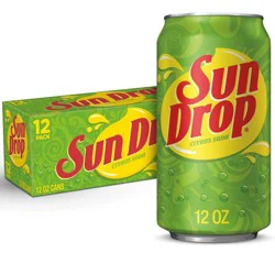 Sundrop Sun Drop Citrus Soda - 12pk/12 fl oz Cans