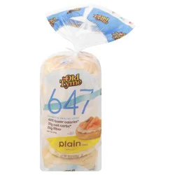 Schmidt's Old Tyme 647 Plain Bagels 19 oz