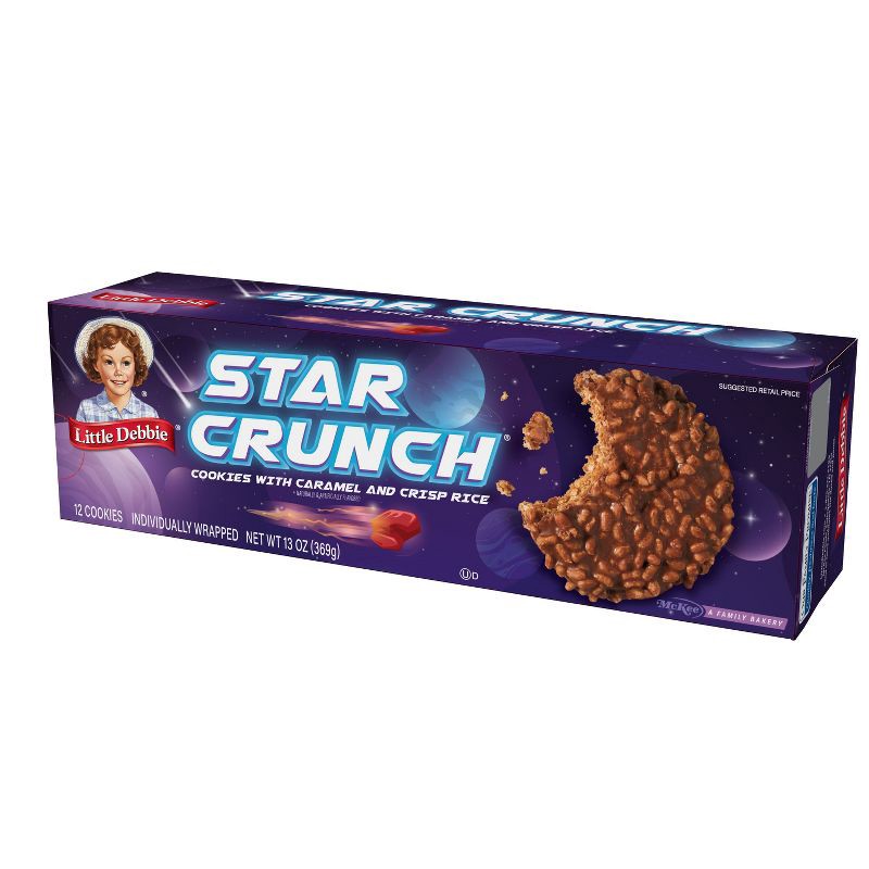 slide 3 of 4, Little Debbie Star Crunch Crisp Snacks - 12pk/13oz, 12 ct, 13 oz