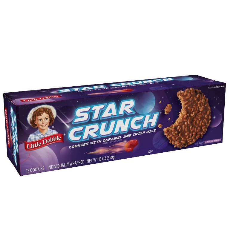 slide 1 of 4, Little Debbie Star Crunch Crisp Snacks - 12pk/13oz, 12 ct, 13 oz