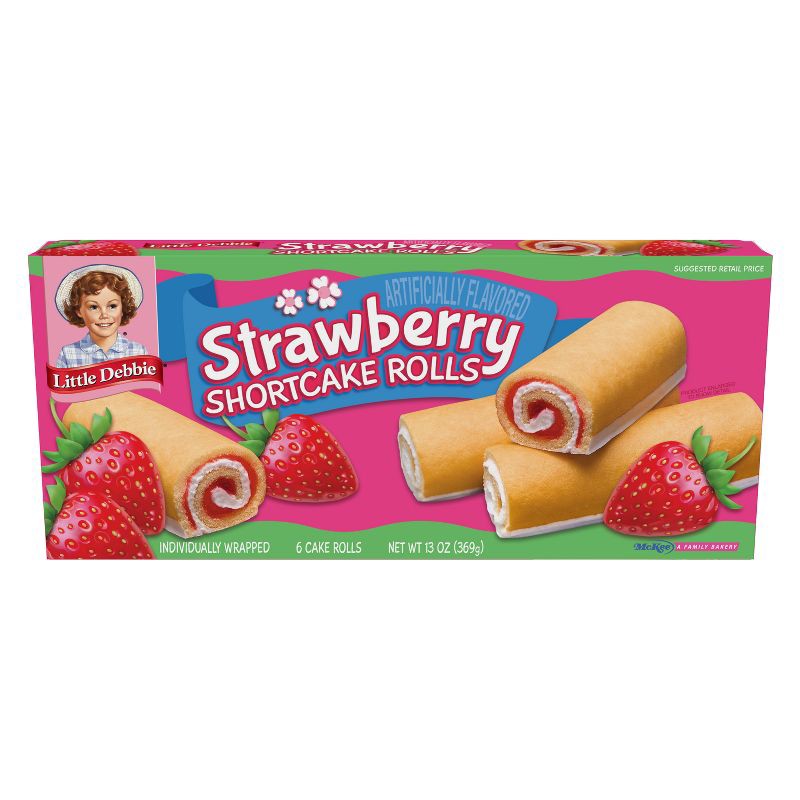 slide 2 of 4, Little Debbie Strawberry Shortcake Rolls - 6ct/13oz, 6 ct; 13 oz