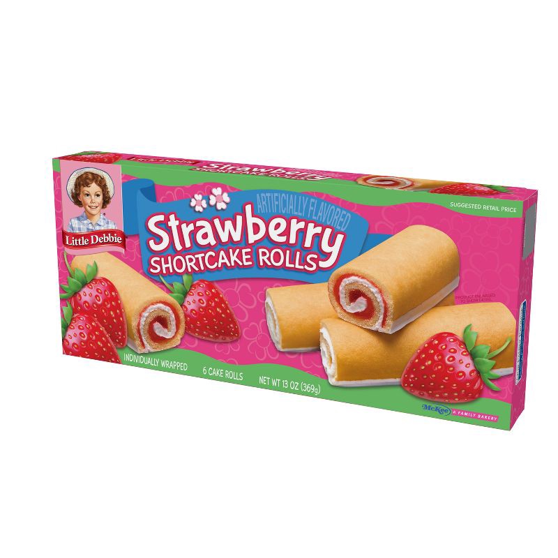 slide 3 of 4, Little Debbie Strawberry Shortcake Rolls - 13oz/6ct, 6 ct; 13 oz