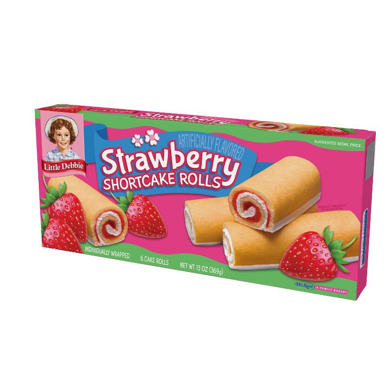 slide 3 of 4, Little Debbie Strawberry Shortcake Rolls - 6ct/13oz, 6 ct; 13 oz