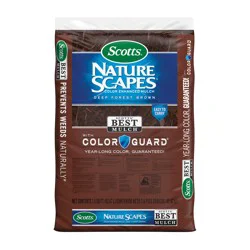 Scotts Nature Scapes Color Enhanced 1.5 -cu ft Deep Forest Brown Blend Mulch