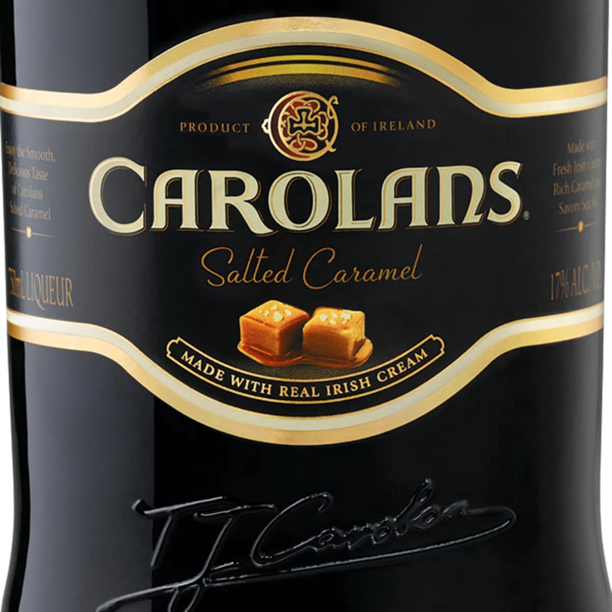 slide 5 of 17, Carolans Salted Caramel Irish Cream Liqueur, 750 ml