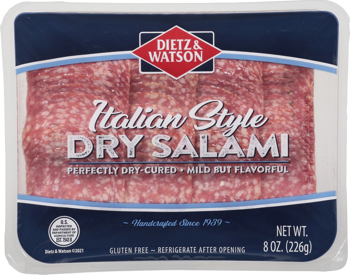 slide 13 of 14, Dietz & Watson Italian Style Dry Salami 8 oz, 8 oz