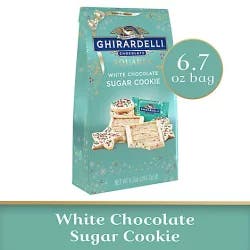 Ghirardelli White Chocolate Sugar Cookie Squares Bag- 6.7 oz