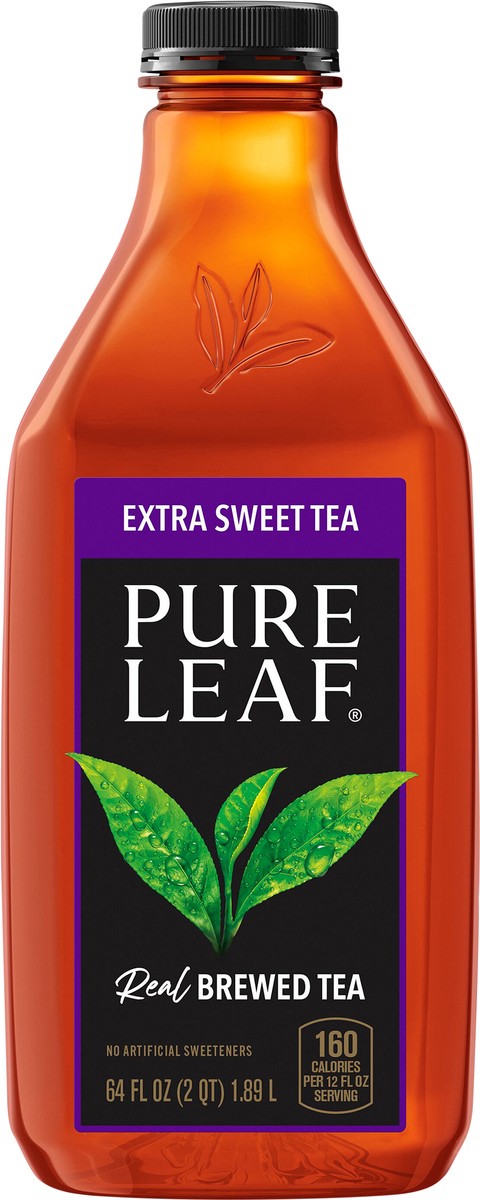 slide 3 of 10, Pure Leaf Real Brewed Tea Extra Sweet Tea 64 Fl Oz, 64 fl oz