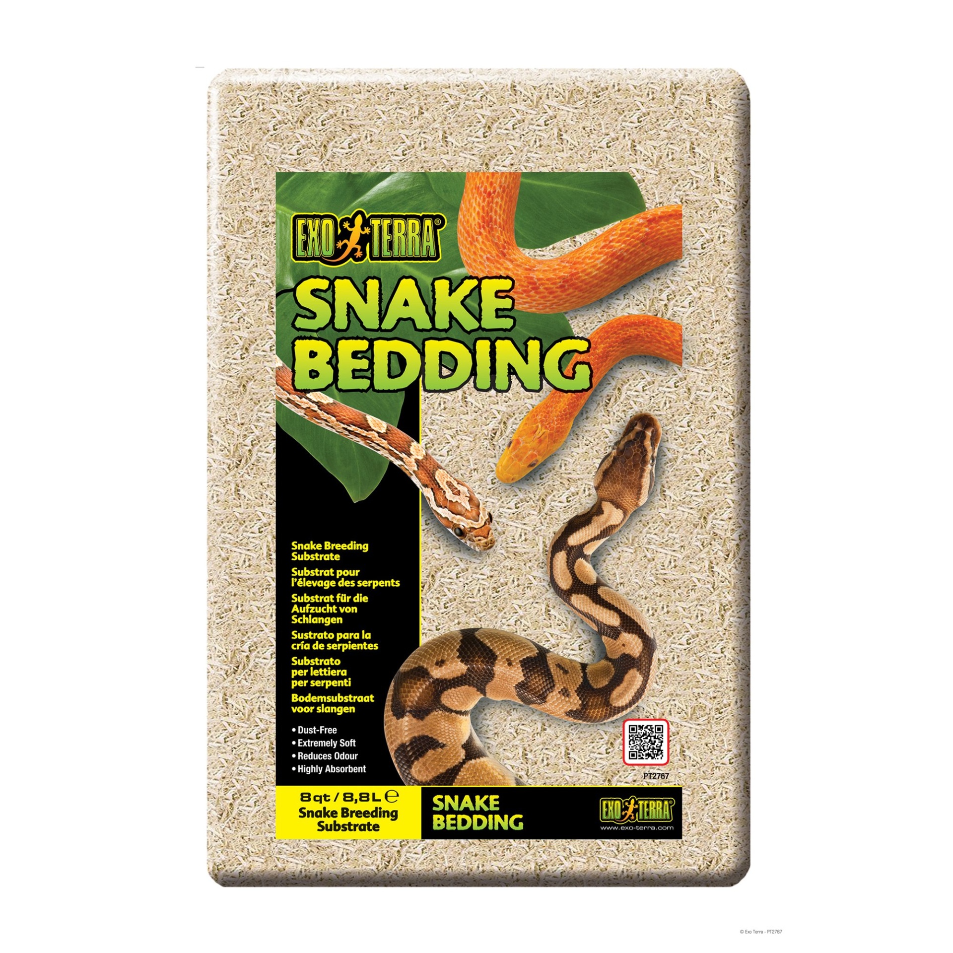 slide 1 of 1, Exo-Terra Bedding Substrate for Snakes, 8 qt