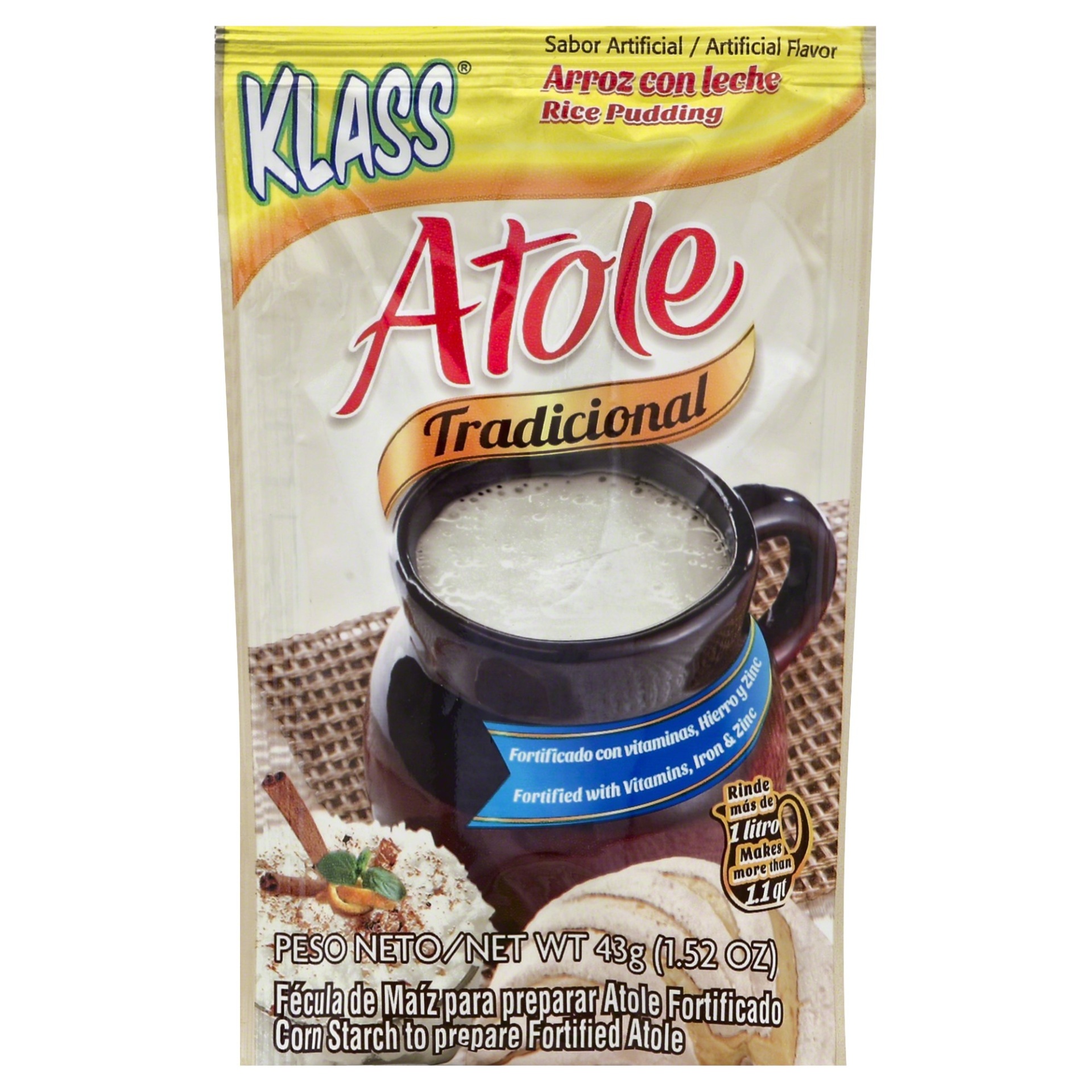 slide 1 of 2, Klass Rice Pudding Atole Drink Mix, 1.52 oz