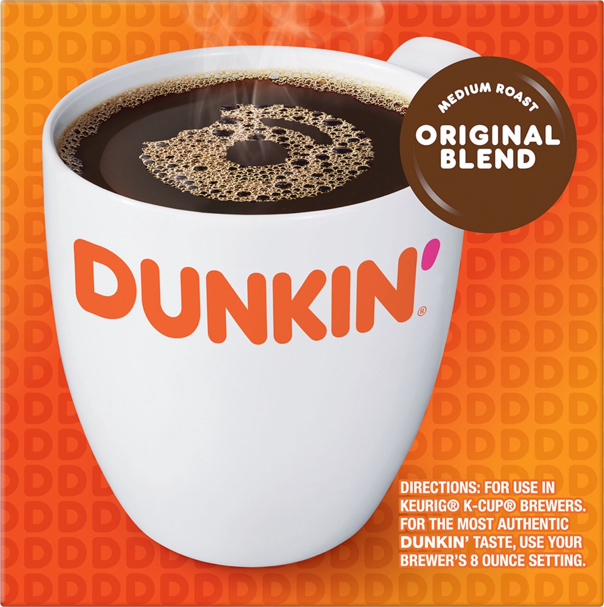 slide 7 of 8, Dunkin' K-Cup Pods Medium Roast Original Blend Coffee 10 ea, 10 ct