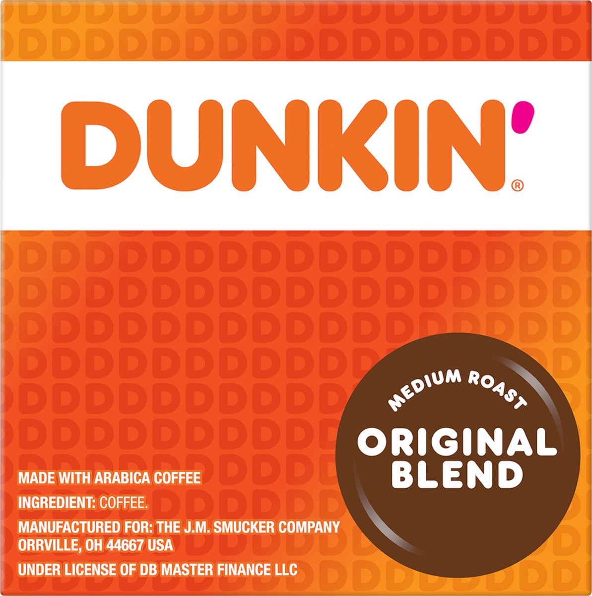 slide 8 of 8, Dunkin' K-Cup Pods Medium Roast Original Blend Coffee - 10 ct, 10 ct
