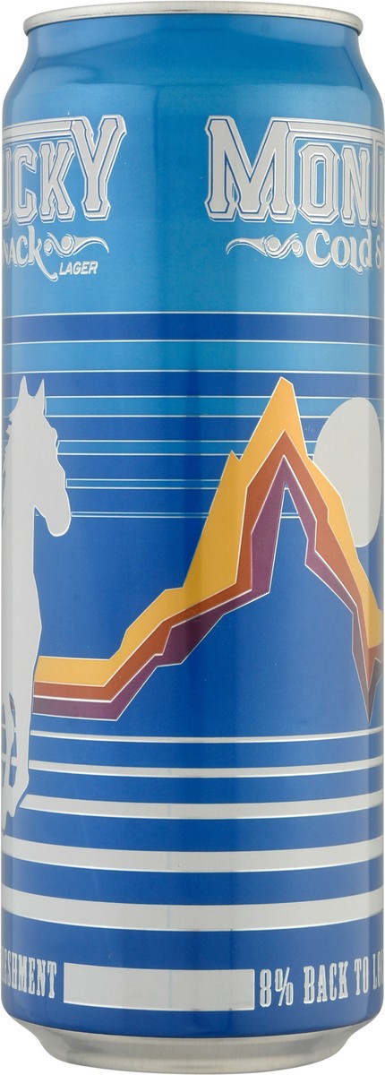 slide 3 of 9, Montucky Cold Snacks Lager 24oz Can, 24 fl oz