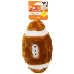 Paws Happy Life Plush Football Dog Toy