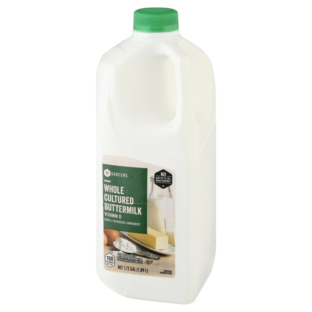 slide 9 of 13, SE Grocers Whole Buttermilk, 64 oz