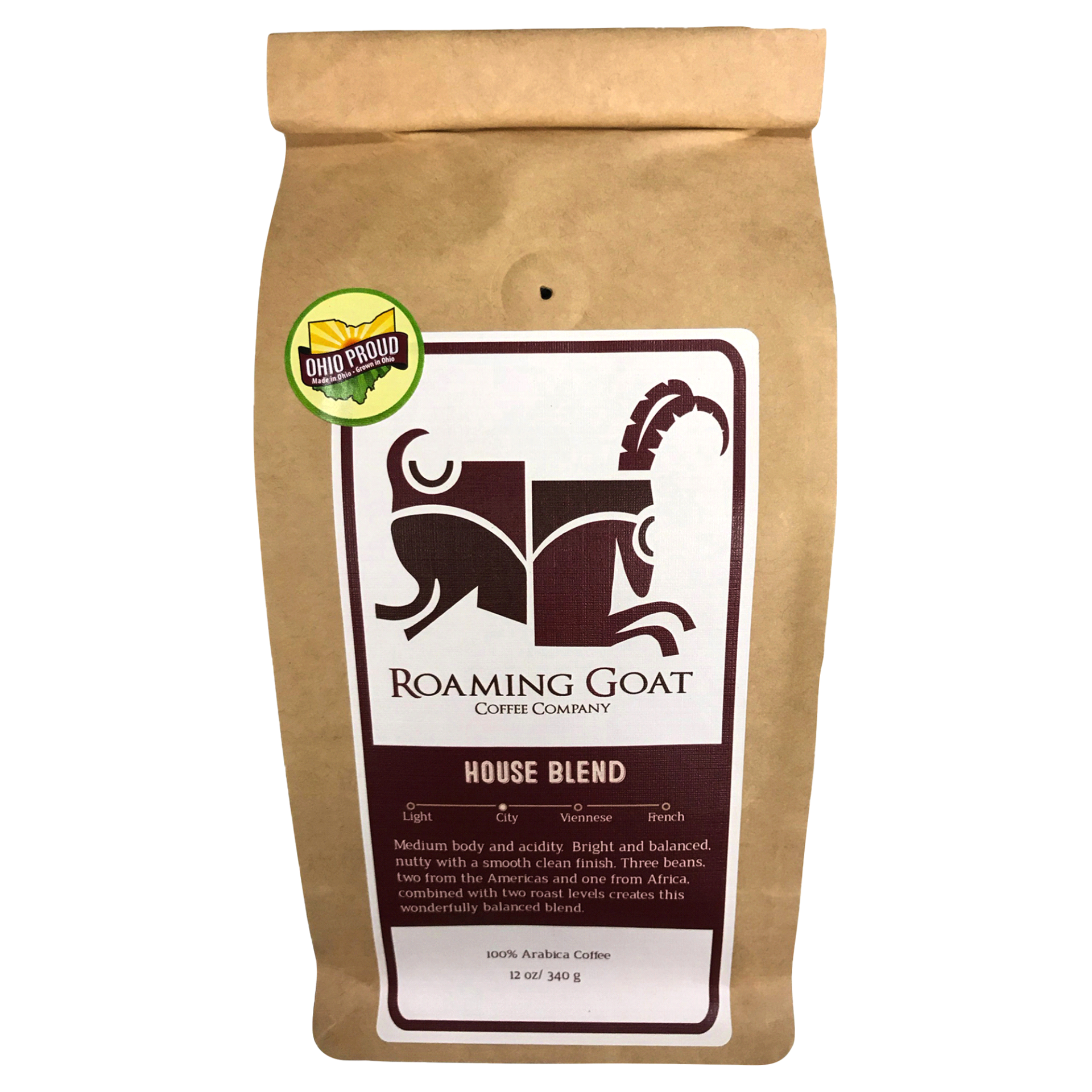 slide 1 of 1, Roaming Goat Coffee Co. House Blend - 12 oz, 12 oz
