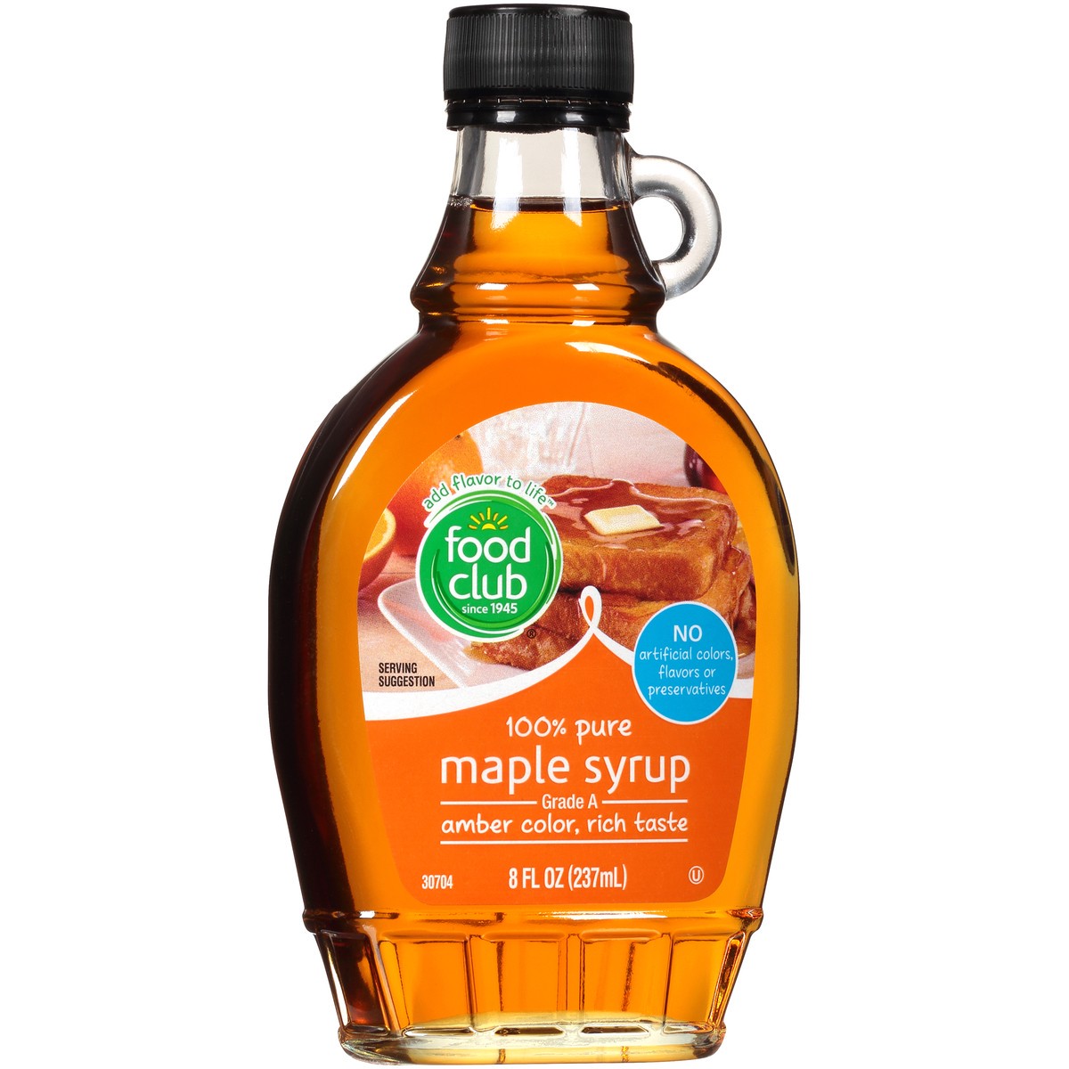 slide 5 of 10, Food Club 100% Pure Maple Syrup, 8 oz