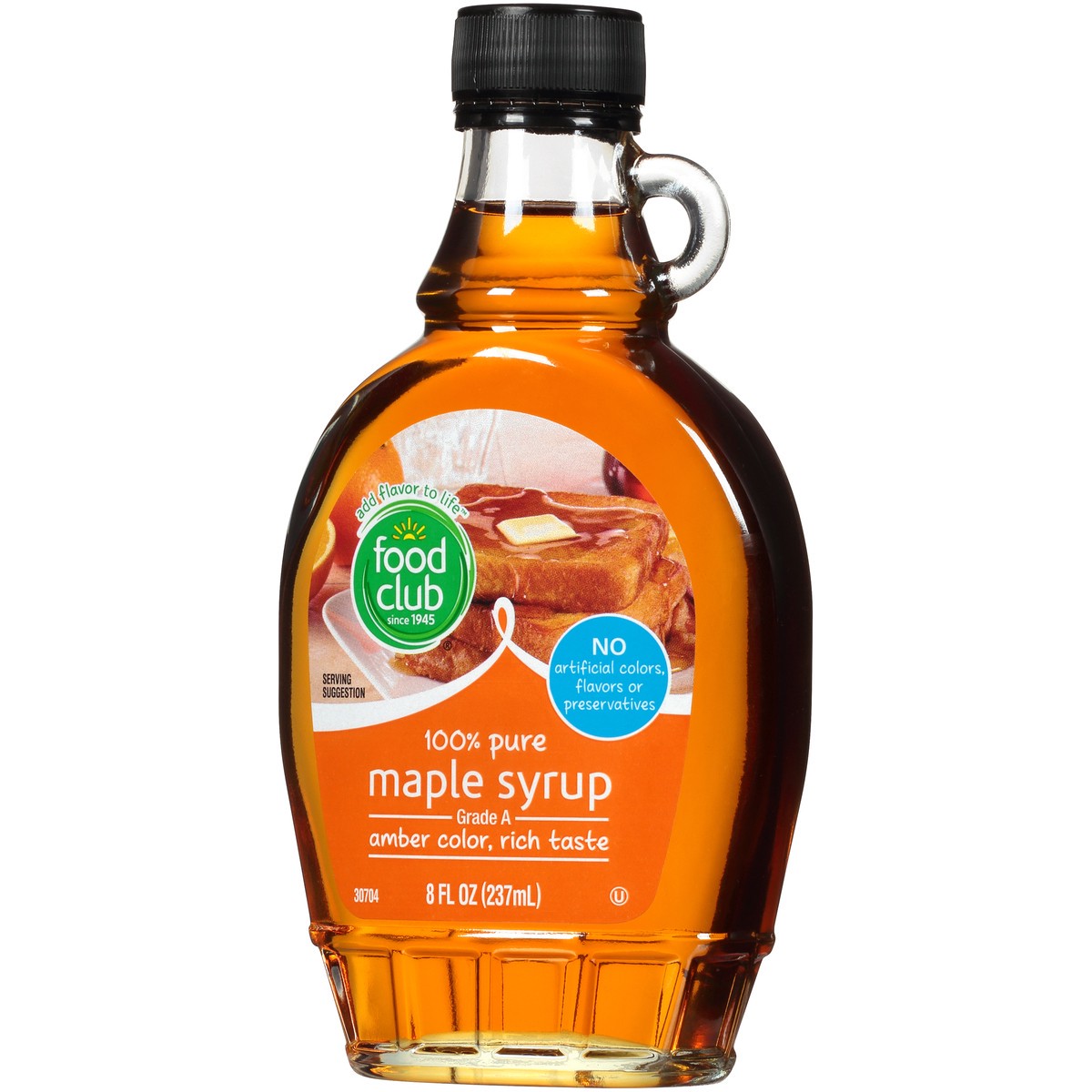 slide 8 of 10, Food Club 100% Pure Maple Syrup, 8 oz