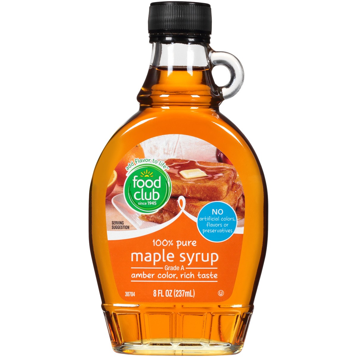 slide 1 of 10, Food Club 100% Pure Maple Syrup, 8 oz