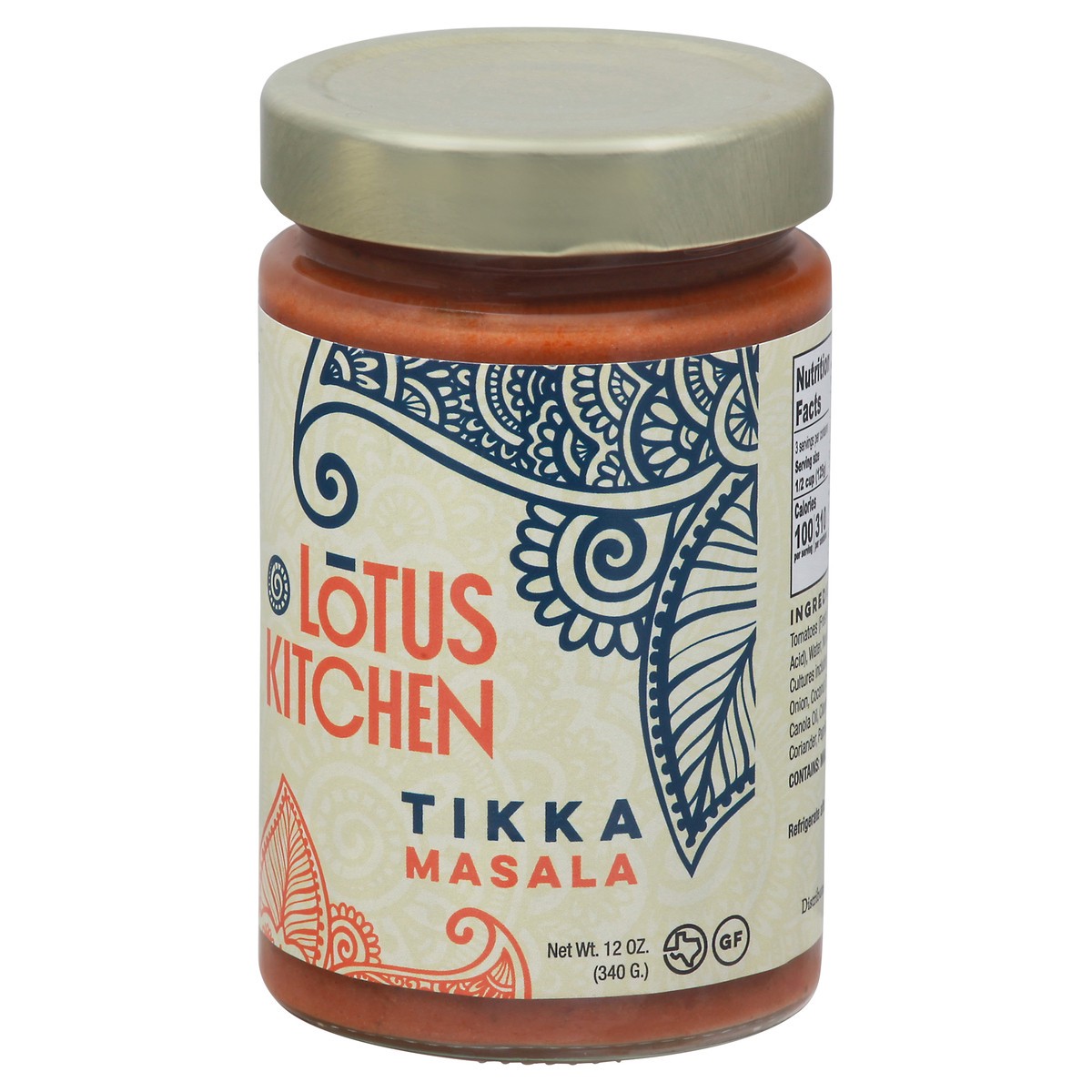 slide 12 of 13, Lotus Kitchen Tikka Masala 12 oz, 12 oz