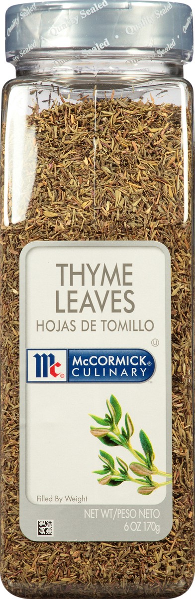 slide 3 of 12, McCormick Culinary Thyme Leaves, 6 oz, 6 oz