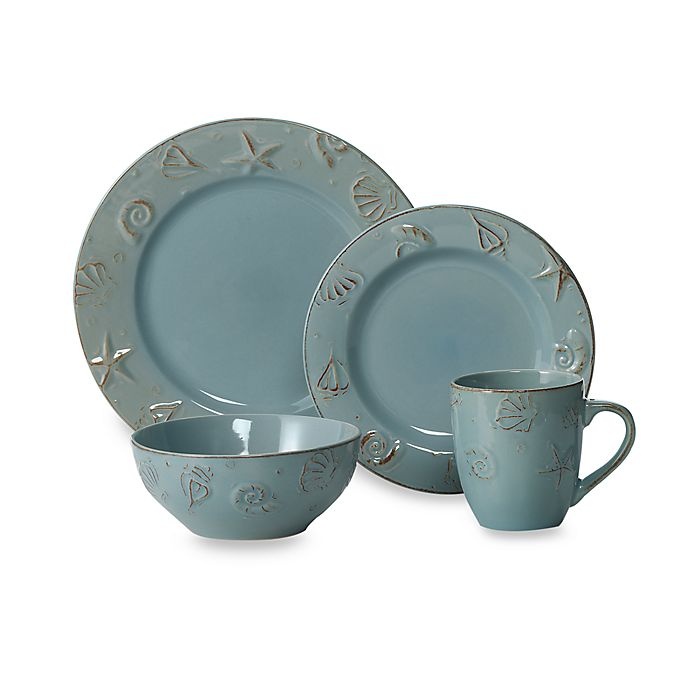 slide 1 of 1, Thomson Pottery Cape Cod Dinnerware Set, 16 ct