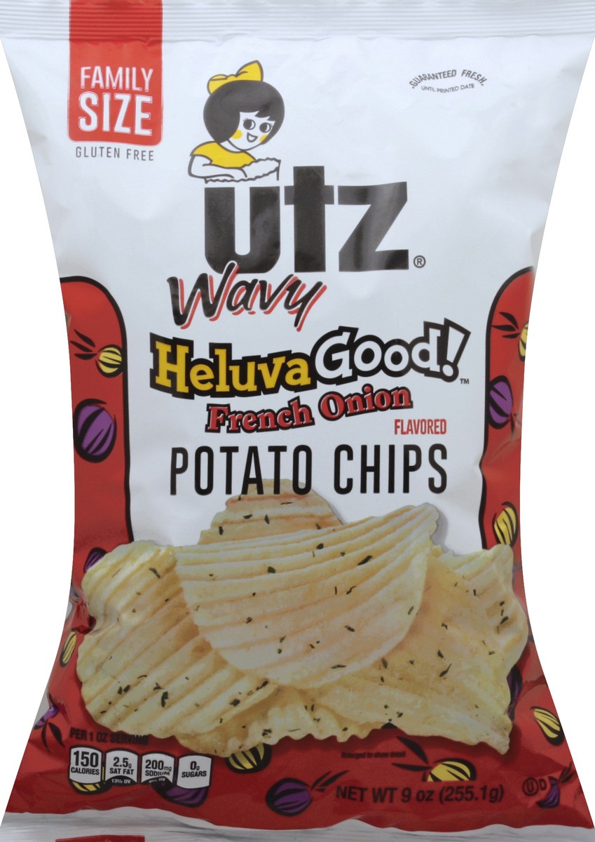 slide 1 of 6, Utz Potato Chips 9 oz, 9 oz