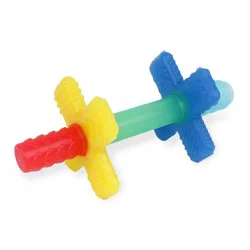 Itzy Ritzy Teensy Tubes Rattle - Blue and Red