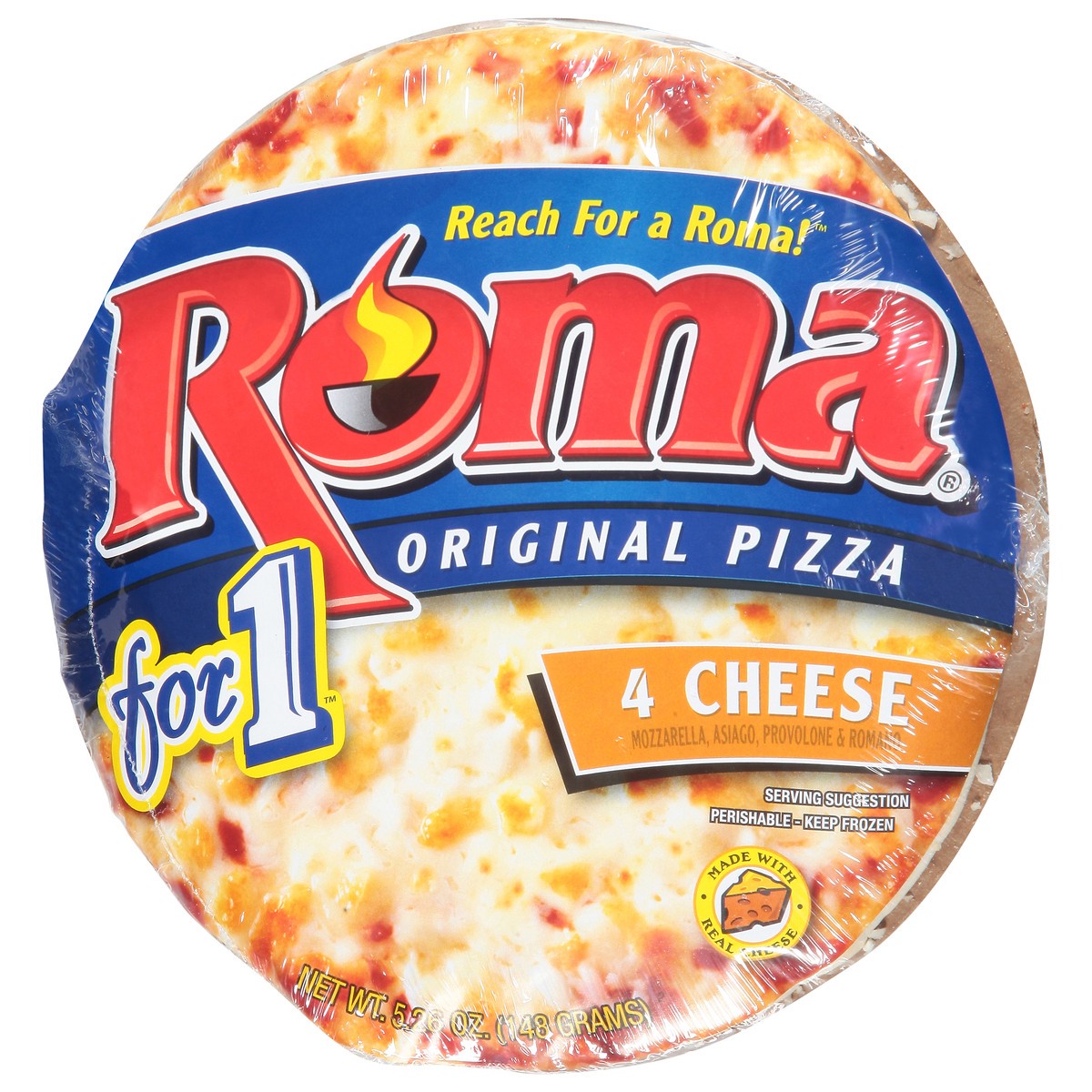 slide 2 of 13, Roma 4 Cheese Pizza 5.26 oz, 5.26 oz