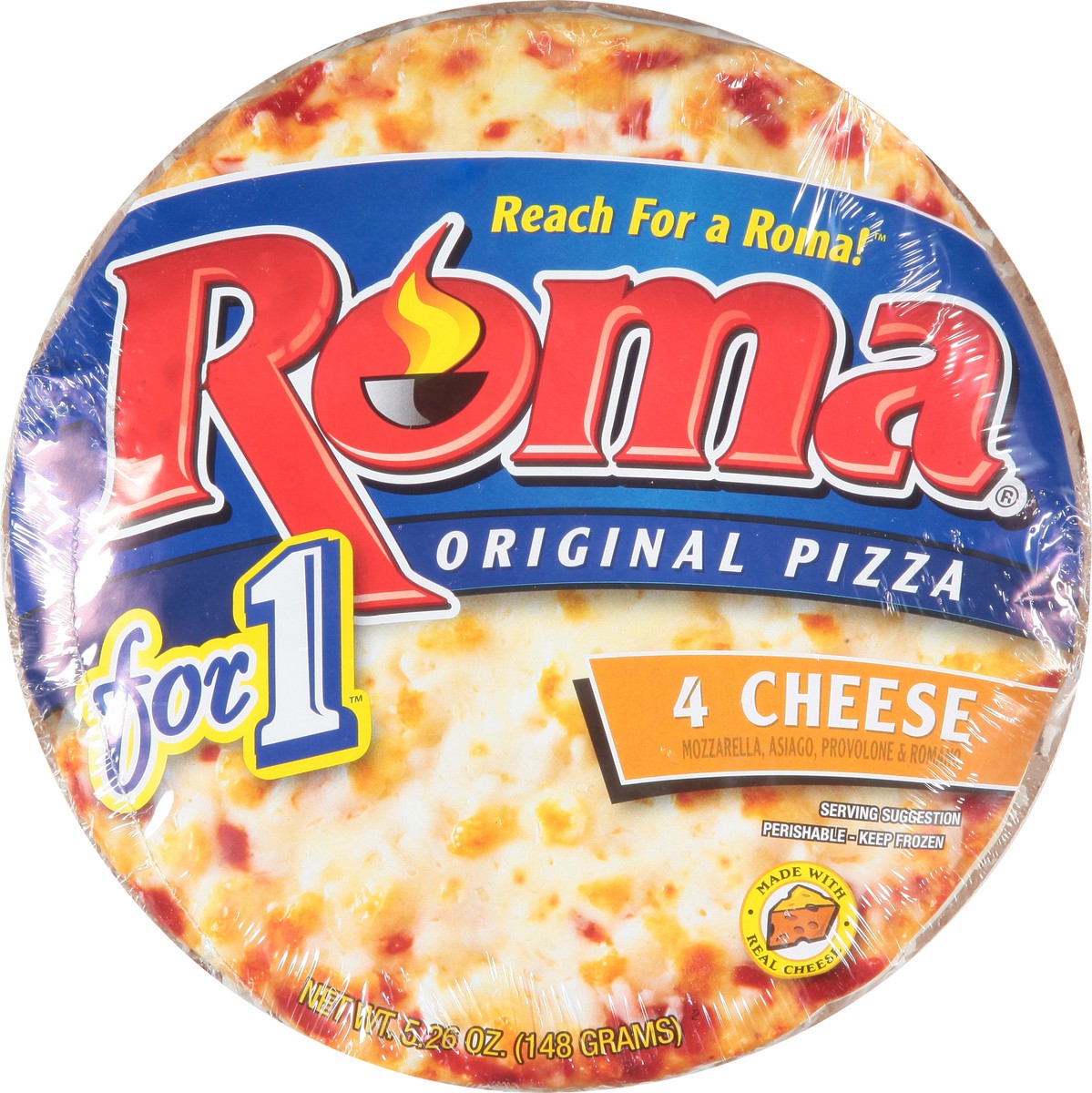 slide 5 of 13, Roma 4 Cheese Pizza 5.26 oz, 5.26 oz