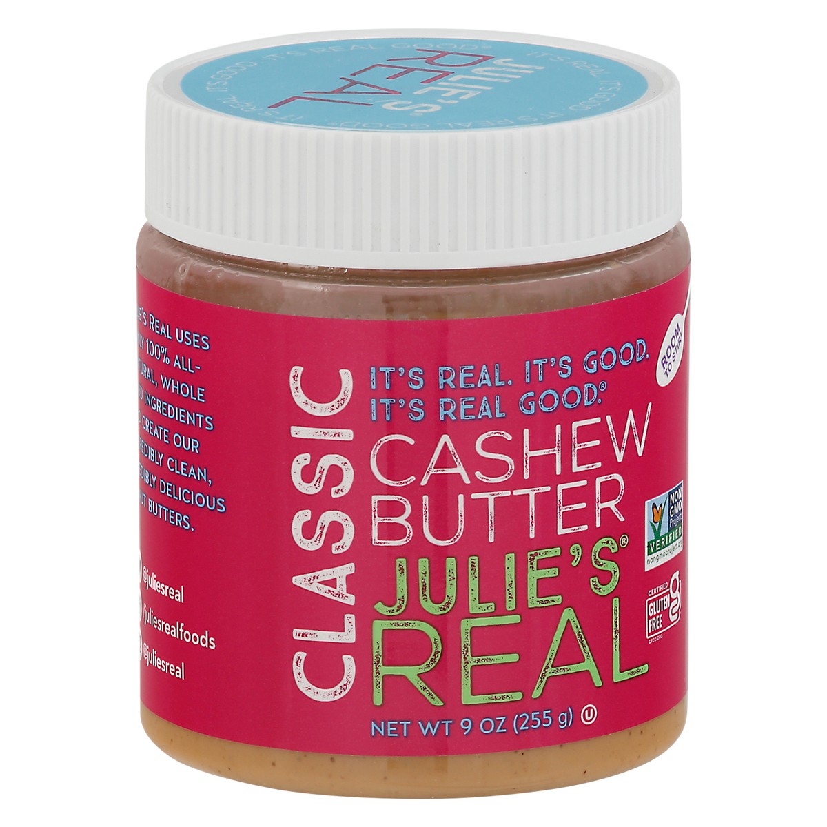 slide 2 of 9, Julie's Real Cashew Butter, Classic, 9 oz