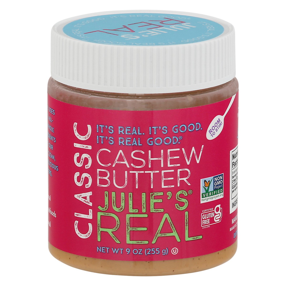 slide 1 of 9, Julie's Real Cashew Butter, Classic, 9 oz