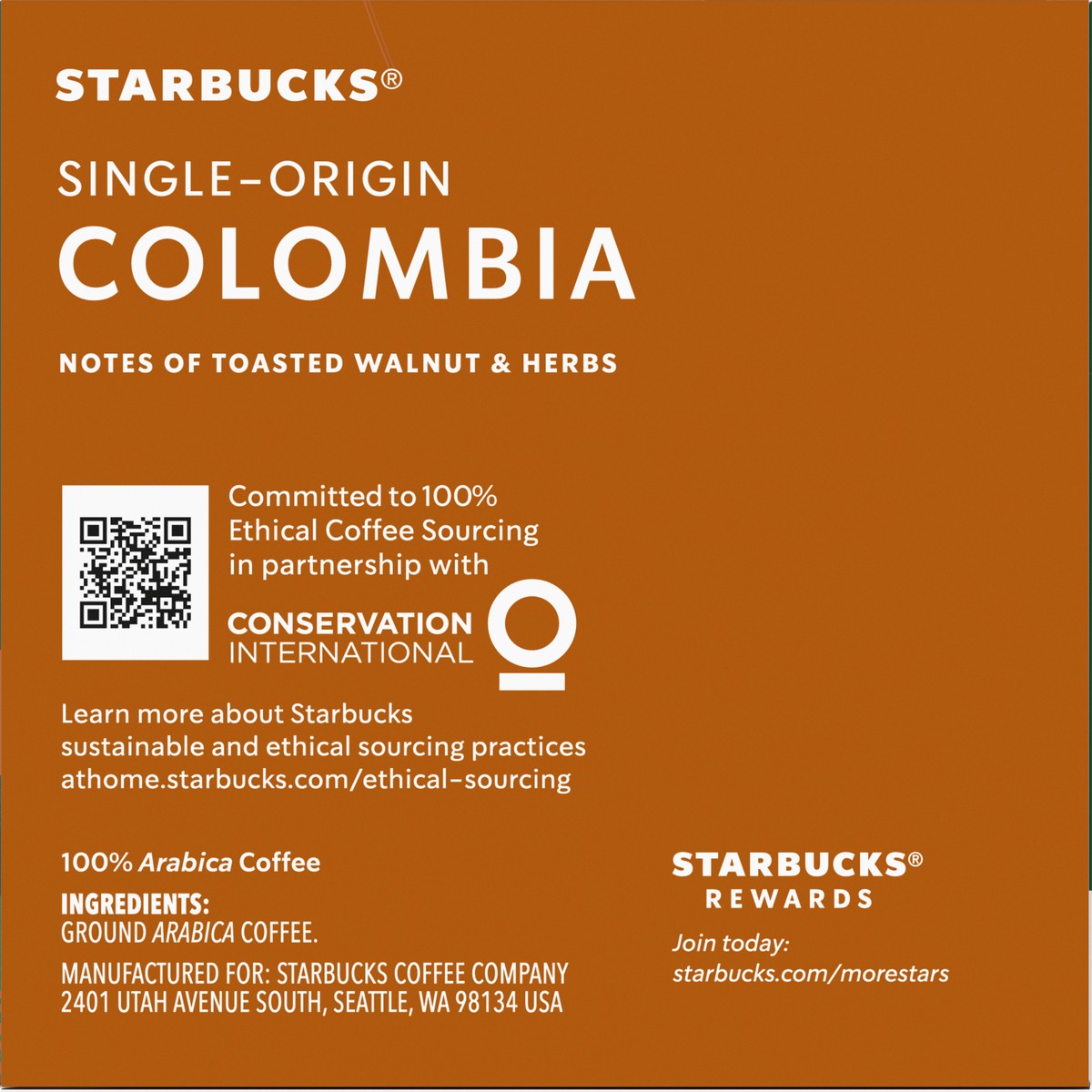 slide 12 of 12, Starbucks K-Cup Pods Medium Roast Ground Colombia Coffee ea - 10 ct, 10 ct