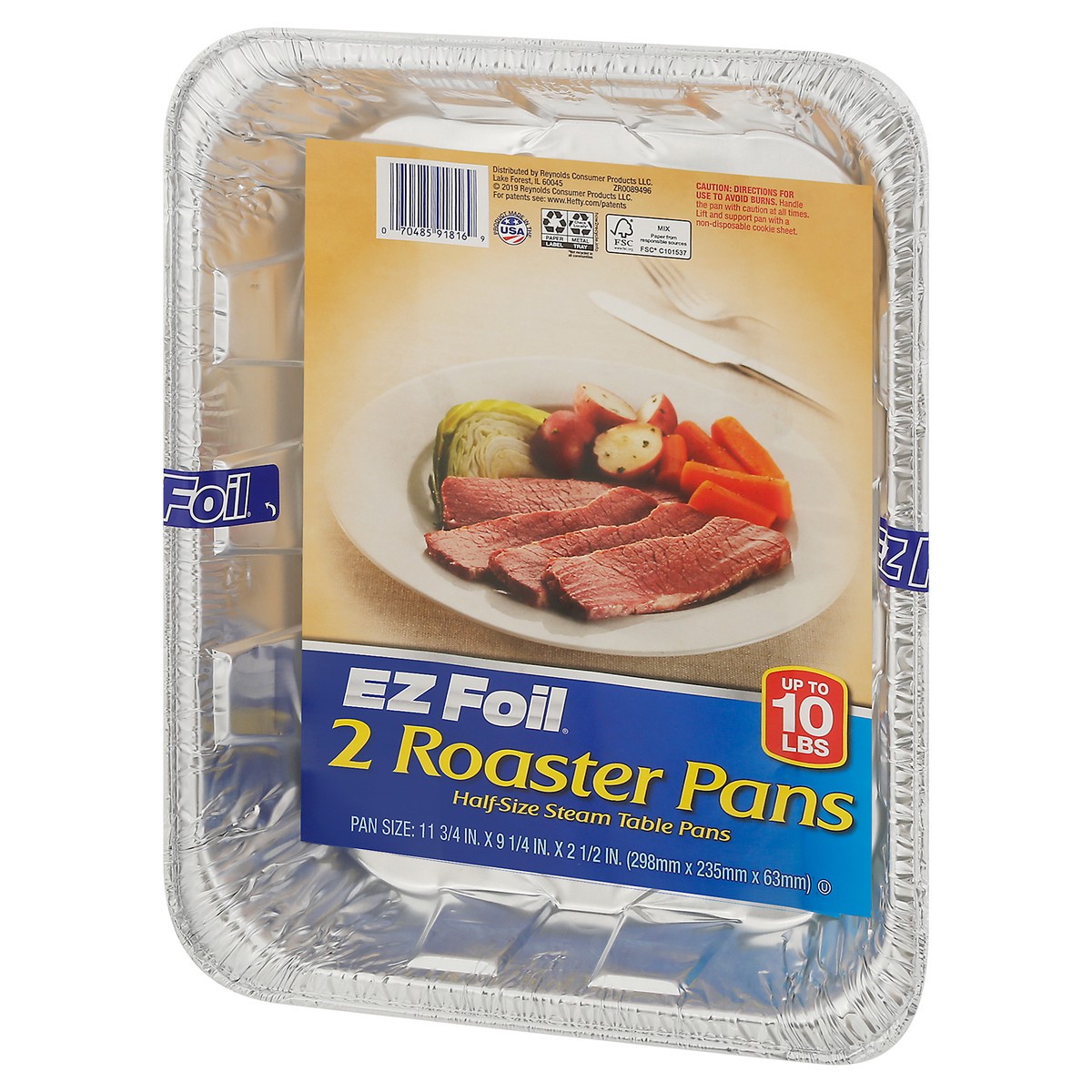 slide 8 of 9, EZ Foil Hefty Roaster Pan, 2 ct