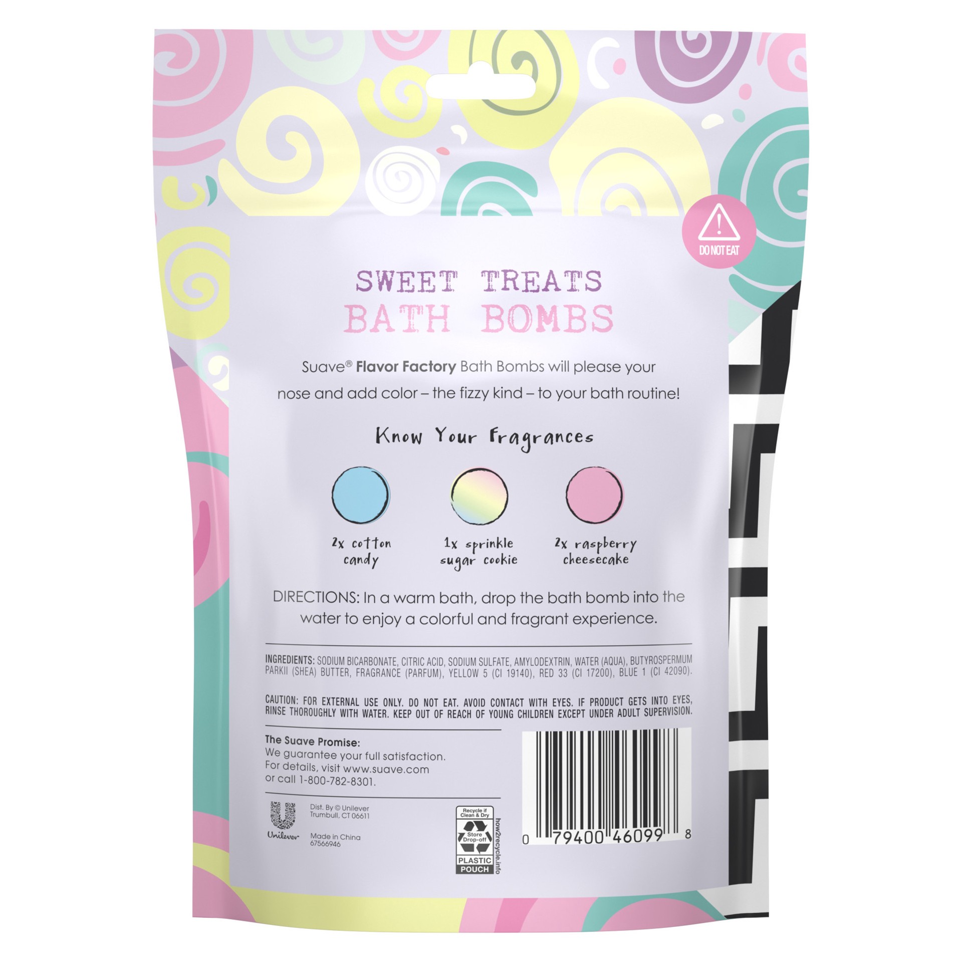 slide 2 of 4, Suave Flavor Factory Bath Bombs Sweet Treats, 8.81 oz, 5 count, 8.81 oz