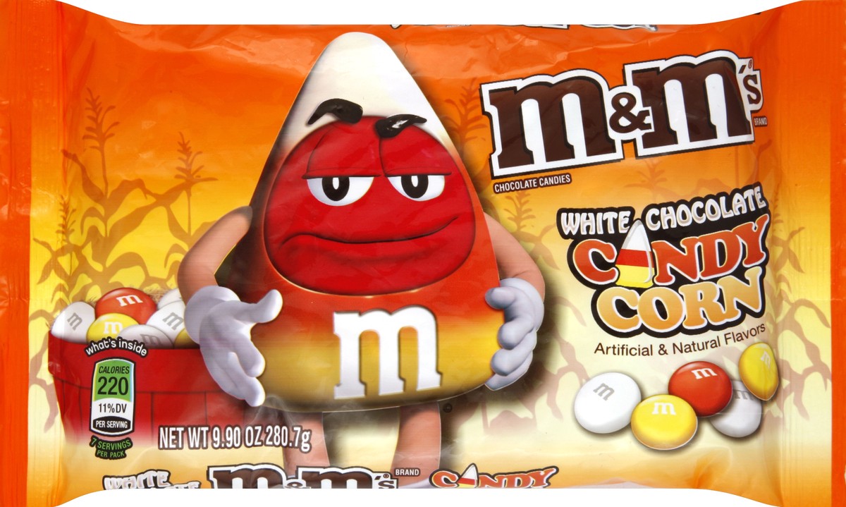 slide 5 of 5, M&M's Chocolate Candies White Candy Corn, 8 oz