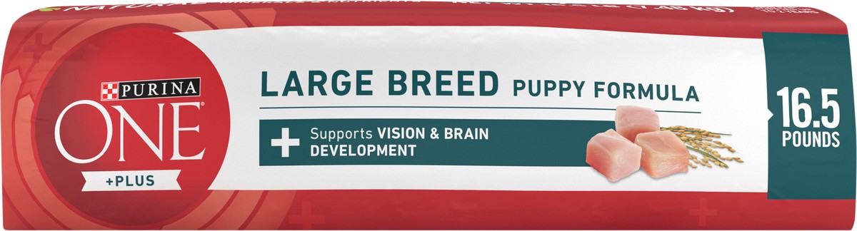 slide 8 of 9, ONE Purina ONE Plus Large Breed Puppy Food Dry Formula, 16.5 lb