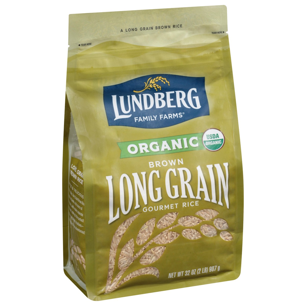 slide 2 of 9, Lundberg Family Farms Organic Brown Long Grain Gourmet Rice, 32 oz