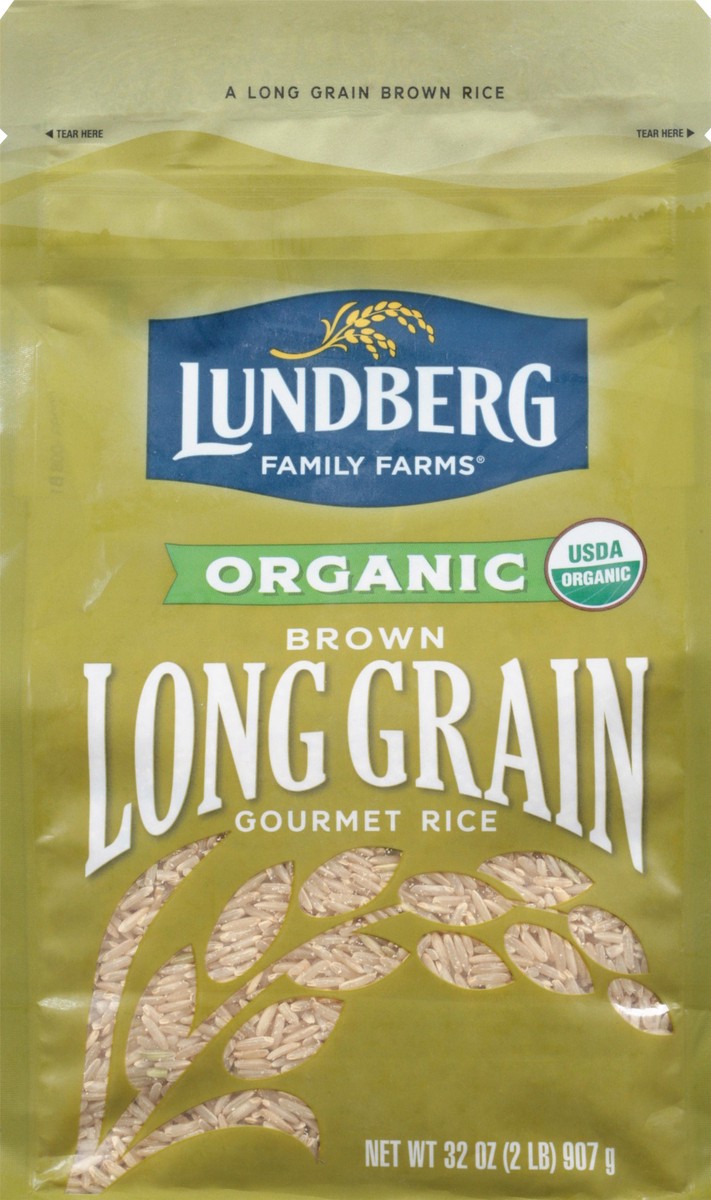 slide 6 of 9, Lundberg Family Farms Organic Brown Long Grain Gourmet Rice, 32 oz