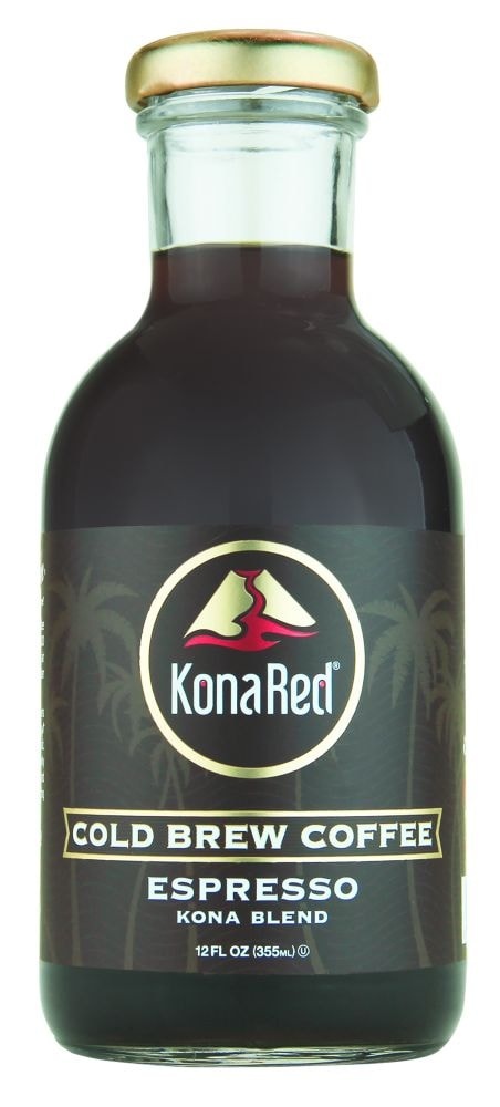 slide 1 of 1, KonaRed Cold Brew Coffee Esoresso, 12 fl oz