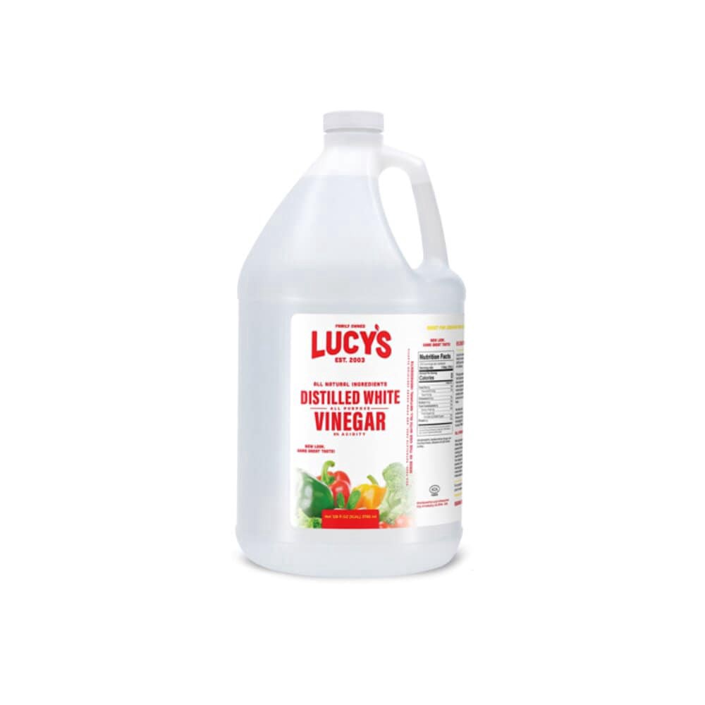 slide 1 of 1, Lucy's All Natural Distilled White Vinegar, 128 oz