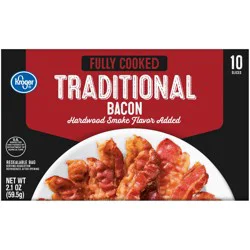 Kroger Fully Cooked Traditional Bacon