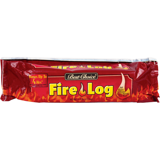 slide 1 of 1, Best Choice Fire Log, 76.8