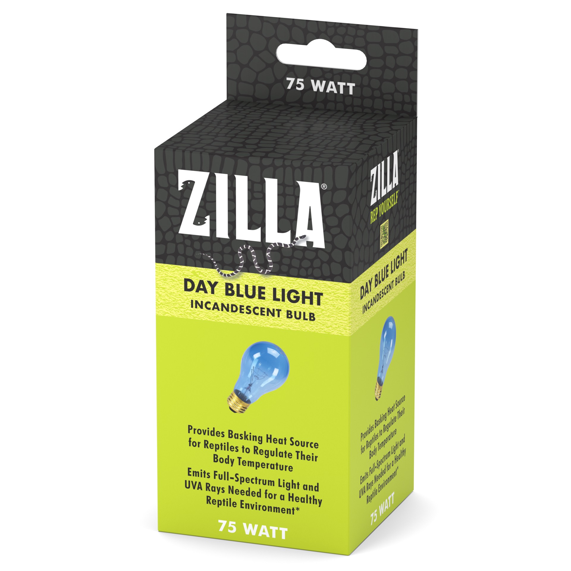 slide 1 of 8, Zilla Incandescent Bulbs Day Blue 75 Watts, 1 ct