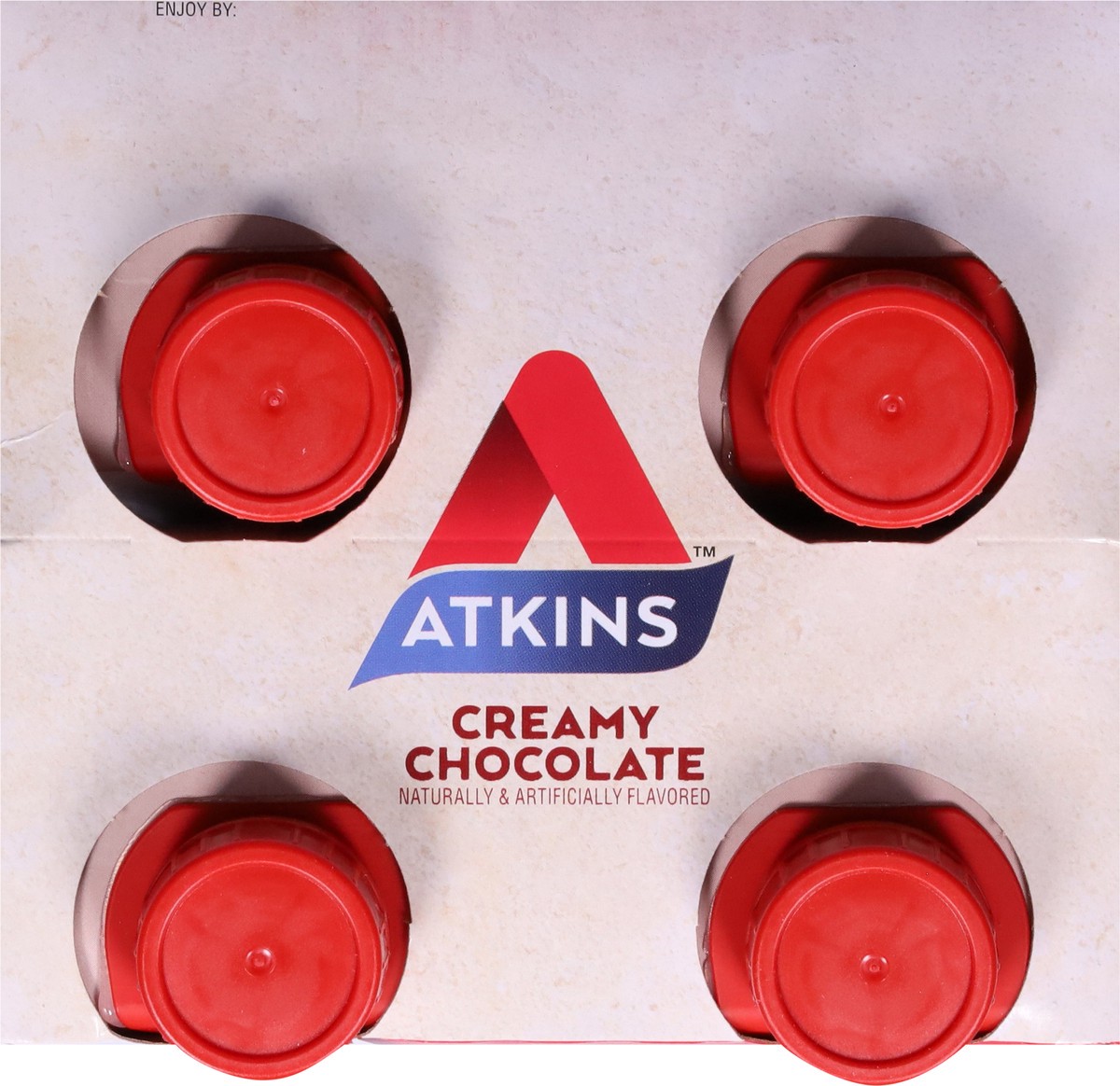 slide 9 of 9, Atkins Meal Creamy Chocolate Shake, 4 ct; 16.9 fl oz