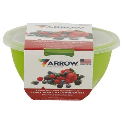 Arrow Berry Bowl & Colander Set 3 Pieces