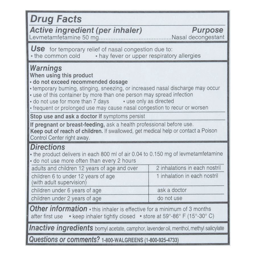 slide 3 of 5, Walgreens Vapor Inhaler, 3 ct; 0.01 oz