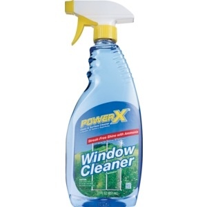 slide 1 of 1, PowerX Streak-Free Window Cleaner with Ammonia, 22 oz