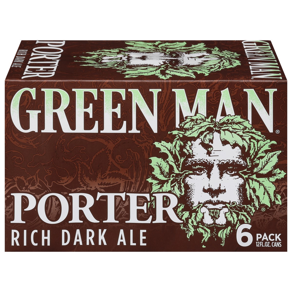 slide 1 of 9, Green Man Porter Rich Dark Ale Beer 6 - 12 fl oz Cans, 6 ct