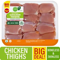 Simple Truth Boneless & Skinless Chicken Thighs